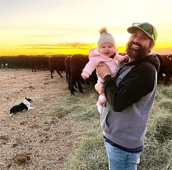 Lance Hourigan and daughter